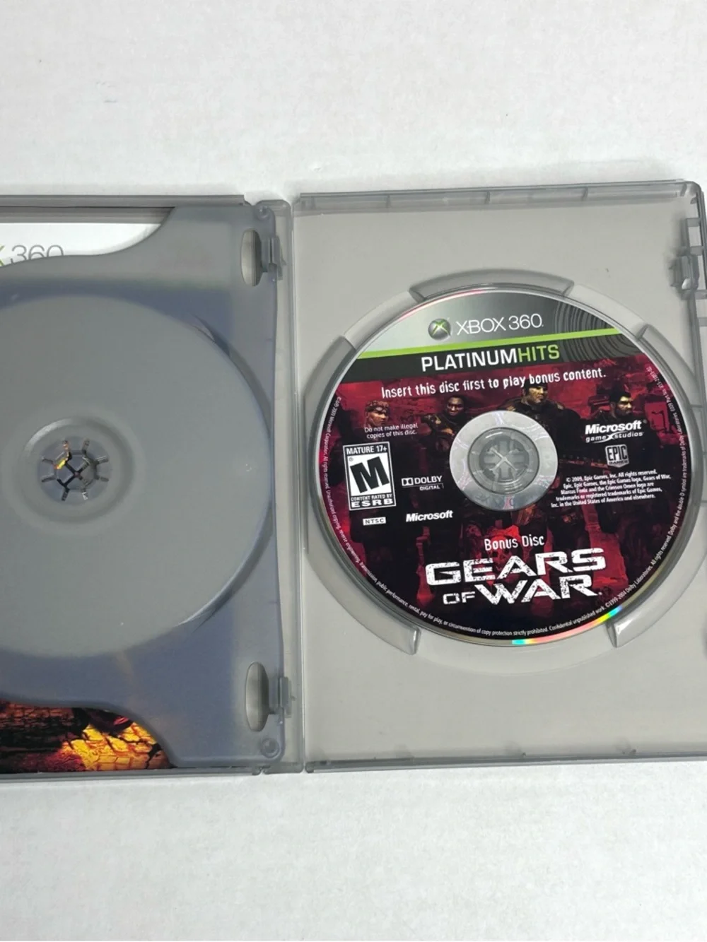 Gears of War (Xbox 360) Platinum Hits - 2-Disc Complete Collection - CIB